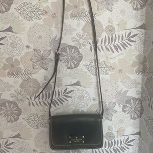 Kate Spade Black Leather Crossbody Bag
